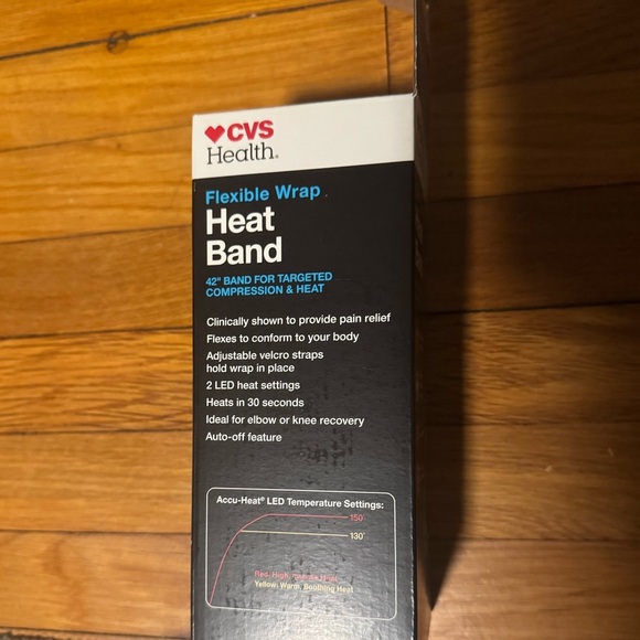 CVS HEALTH flexible Wrap Heat Band 3 In X 42 In - Picture 4 of 9